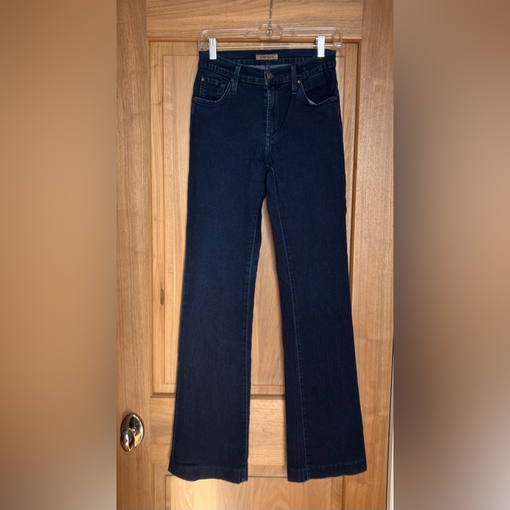 Vintage EUC JAMES JEANS High Class Wide Leg w/ Stretch 30 Blue Dark Paris Wash